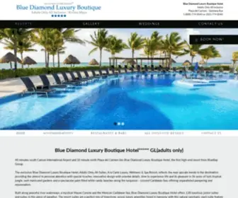 Bluediamondrivieramaya.com(Blue Diamond Luxury Boutique Hotel) Screenshot