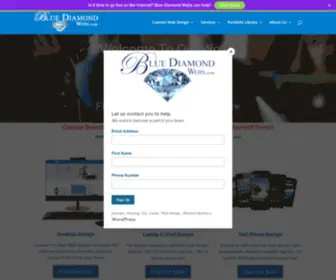 Bluediamondwebs.com(Brilliant Web Designs) Screenshot