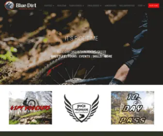 Bluedirt.com.au(Blue Dirt Mountain Biking) Screenshot