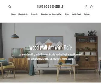 Bluedogoriginals.com(Wood Wall Art) Screenshot