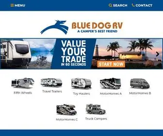 Bluedogrv.com Screenshot