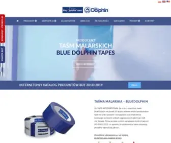 Bluedolphin.pl(Producent wałków i taśm malarskich Blue Dolphin Tapes) Screenshot