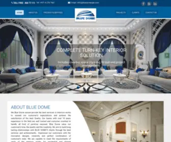 Bluedomeuae.com(Interior design Dubai) Screenshot