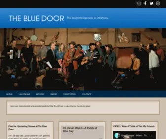 Bluedoorokc.com(The best listening room in Oklahoma) Screenshot