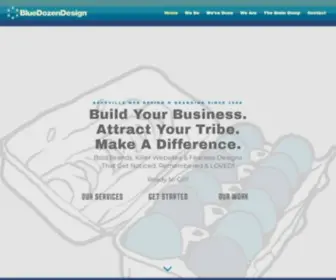 Bluedozendesign.com(Asheville Web Design & Development) Screenshot