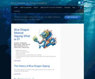 Bluedragonqigongacademy.com(Blue Dragon Qi Gong Academy) Screenshot