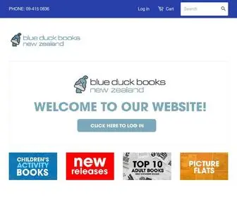 Blueduckbooks.co.nz(Blue Duck Books Limited) Screenshot