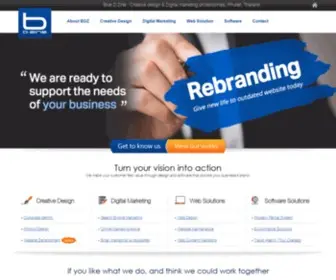 Bluedzine.com(Website design & Web development) Screenshot