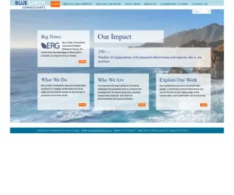 Blueearthconsultants.com(A Division of ERG) Screenshot
