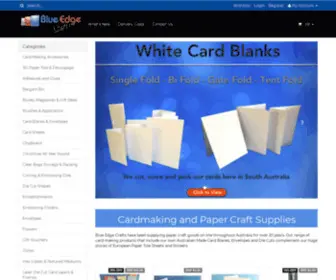 Blueedgecrafts.com.au(Card making craft supplies) Screenshot