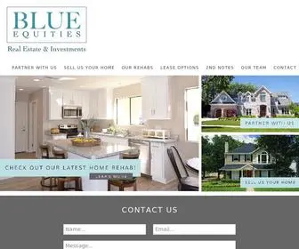 Blueequities.com(Blue Equities Real Estate Investments in Arizona) Screenshot