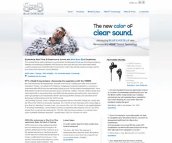 Blueeverblue.com(Blue Ever Blue earphones) Screenshot