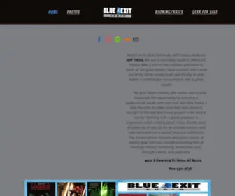 Blueexitaudio.com(Recording Studio In Mesa AZ) Screenshot