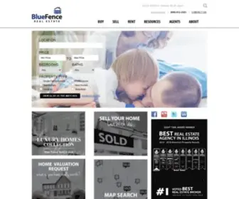 Bluefence.com(Blue fence real estate) Screenshot