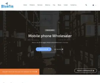 Bluefin-Mobile.com(Mobile phones @ wholesale price) Screenshot