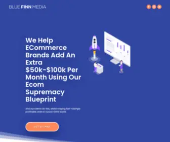 Bluefinnmedia.com(Blue Finn Media) Screenshot