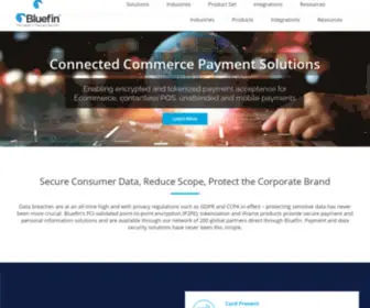 Bluefinpayments.com(Cybersecurity, Payment & Data Security Solutions) Screenshot