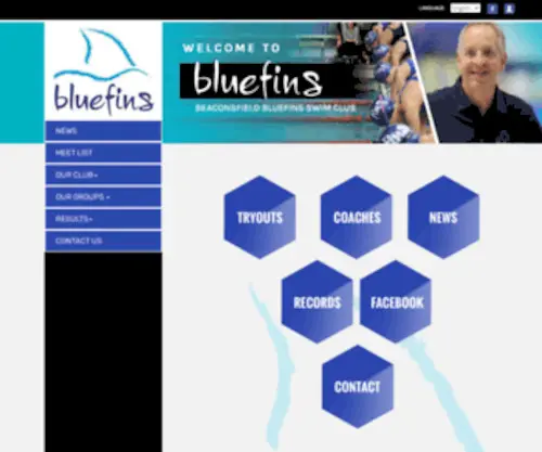 Bluefins.ca(Home) Screenshot