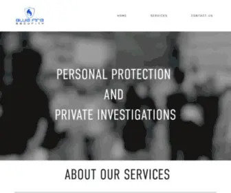 Bluefiresecurity.com(Executive Protection) Screenshot