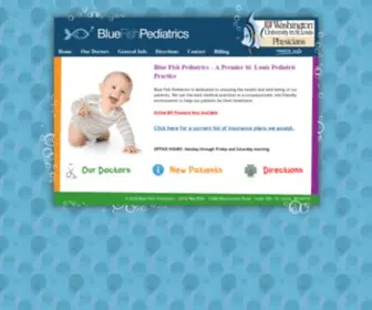 Bluefishpeds.com(Blue Fish Pediatrics) Screenshot