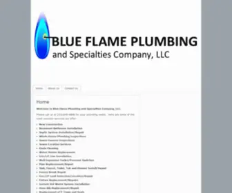 Blueflamespecialty.com(Blue Flame Plumbing and Specialties Company) Screenshot