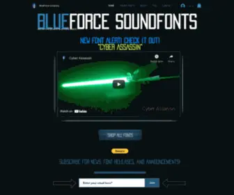 Blueforcecompany.com(BlueForce Soundfonts) Screenshot