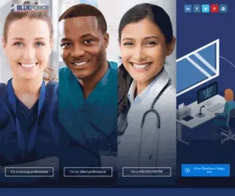 Blueforcestaffing.com(Travel Nursing Jobs) Screenshot