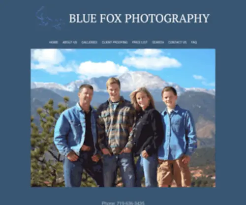 Bluefoxphotography.com(Blue Fox Photography) Screenshot