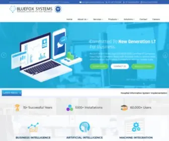 Bluefoxsystems.net(Kannur Software Development Company) Screenshot