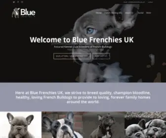 Bluefrenchiesuk.com(Blue Frenchies UK) Screenshot