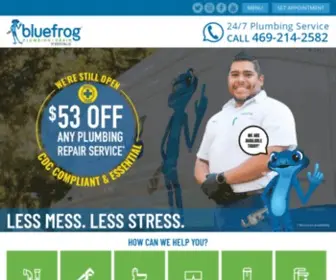 Bluefrogplumbingnorthdallas.com(Bluefrog Plumbing) Screenshot