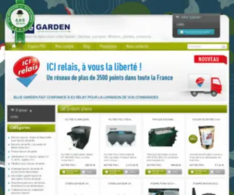 Bluegarden.fr(La référence en ligne pour votre bassin) Screenshot