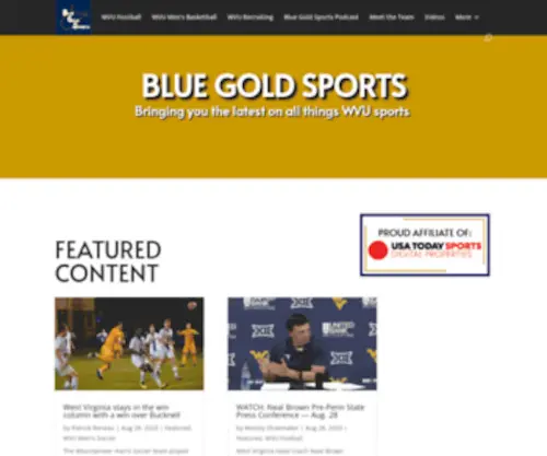 Bluegoldsports.com(Blue Gold Sports) Screenshot