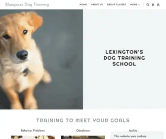 Bluegrassdogtraining.com(Bluegrass Dog Training) Screenshot