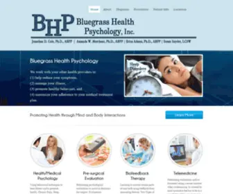 Bluegrasshealthpsychology.com(Bluegrass Health Psychology) Screenshot