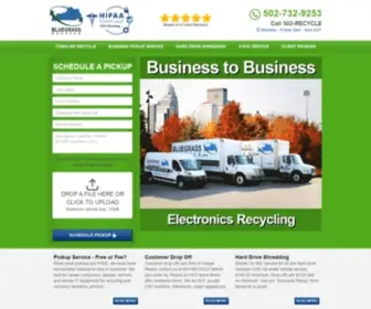 Bluegrassrecycle.com(Bluegrass Ecycle) Screenshot