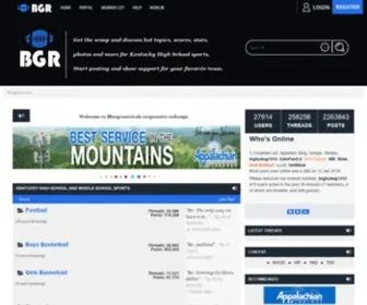 Bluegrassrivals.com(Kentucky High School Sports forums) Screenshot