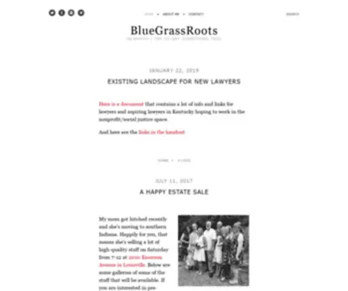 Bluegrassroots.org(Bluegrassroots) Screenshot