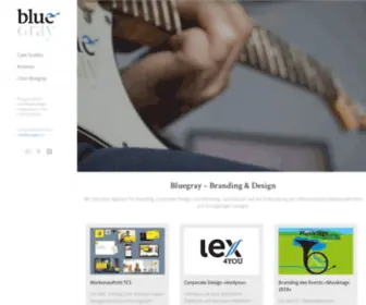 Bluegray.ch(Bluegray Branding und Design) Screenshot