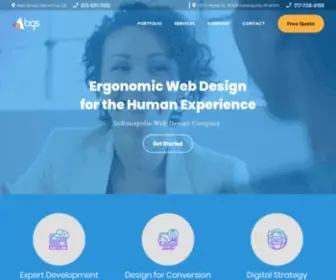 Bluegroupsolutions.com(Indianapolis Web Design) Screenshot