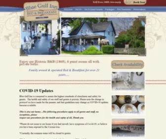 Bluegullinn.com(The Blue Gull Inn B&B) Screenshot