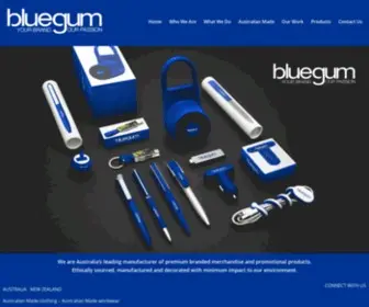 Bluegum.com.au(Promotional products) Screenshot