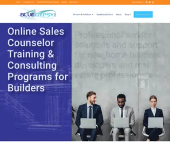 Bluegypsyinc.com(Online Sales Counselor Training for Home Builders) Screenshot