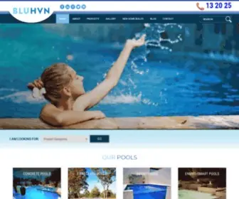 Bluehaven.com.au(Swimming Pool Builders & Designers Sydney) Screenshot