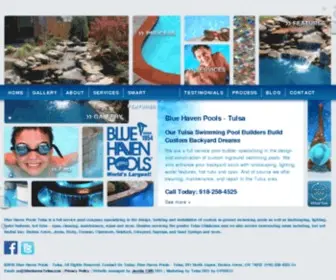 Bluehaventulsa.com(Blue Haven Pools Tulsa) Screenshot