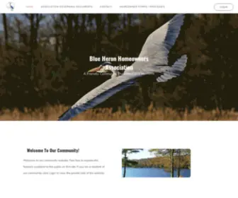 Blueheronhomeownersassoc.com(Blue Heron Homeowners Association) Screenshot