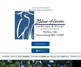 Blueheronlandscape.com(Blue Heron Landscaping Corporation) Screenshot