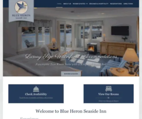Blueheronseasideinn.com(Blue Heron Seaside Inn) Screenshot
