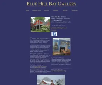 Bluehillbaygallery.com(Blue Hill Bay Gallery) Screenshot