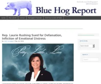 Bluehogreport.com(Blue Hog Report) Screenshot